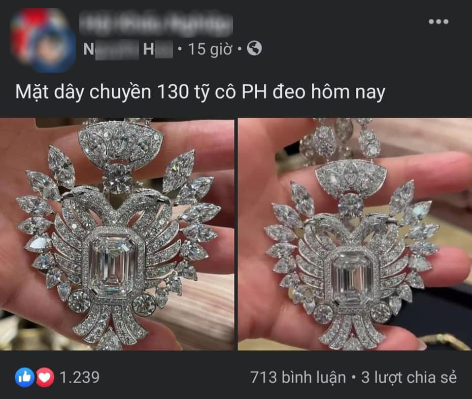 Bà trùm Đại Nam bất ngờ bị tố đeo dây chuyền kim cương fake, còn “chôm” ảnh của người ta: Rốt cuộc chuyện này là sao? - Ảnh 5.