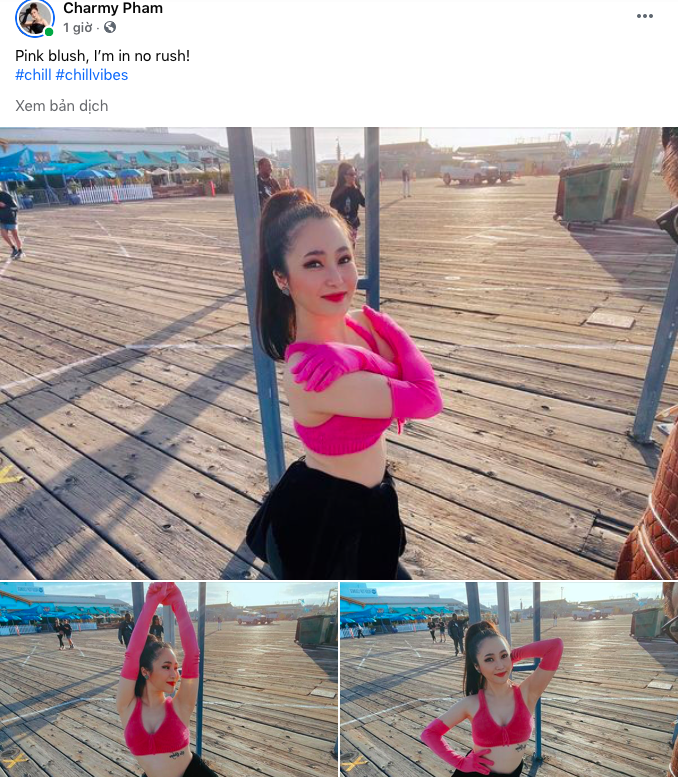 Hương Tràm dạo này khác rồi: Ăn vận sexy khoẻ khoắn khoe body, lộ hình xăm chân ngực trên đất Mỹ - Ảnh 1. Hương Tràm dạo này khác rồi: Ăn vận sexy khoẻ khoắn khoe body, lộ hình xăm chân ngực trên đất Mỹ - Ảnh 1.