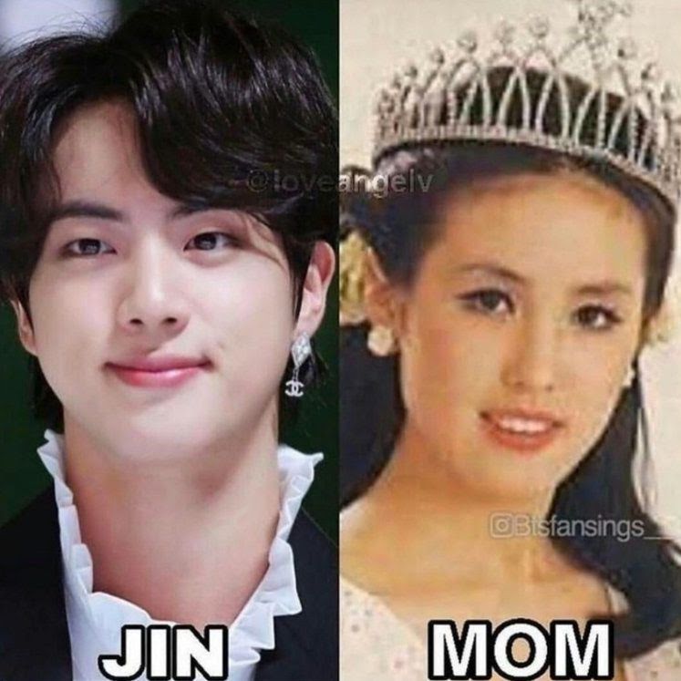 Lộ diện gương mặt mẹ Hoa hậu của “nam thần quốc tế” Jin (BTS), nhưng sự thật là gì mà chính chủ phải lên tiếng? - Ảnh 2.