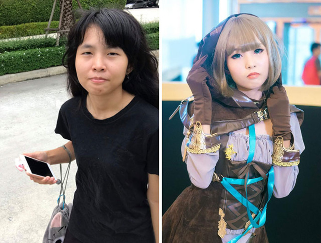 Choáng váng với dung mạo thật của các coser trước và sau khi cosplay, đúng là một trời một vực - Ảnh 3.