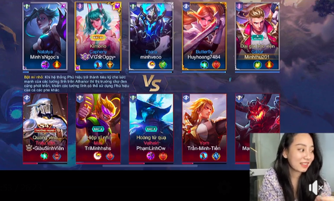 Lần đầu tiên livestream cùng bạn trai mới, cô giáo Minh Thu thử sức try-hard Liên Quân - Ảnh 5.