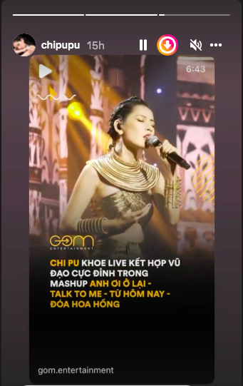 Netizen tranh cãi ekip Chi Pu đăng clip tự khen hát live và vũ đạo cực đỉnh: Bị chê lên xuống mà hùng hồn thế? - Ảnh 1.