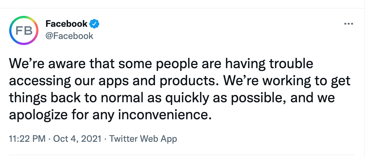 Facebook ch&iacute;nh thức l&ecirc;n tiếng v&igrave; sự cố đứng h&igrave;nh tr&ecirc;n to&agrave;n cầu, nhưng bao giờ mới sửa xong? - Ảnh 2.