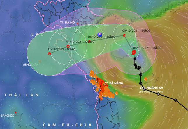 Bão số 7 gây mưa lớn, lo nhiều vùng hạ du ngập trong biển nước - Ảnh 2.