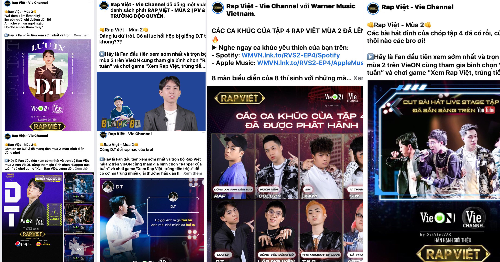 Bị loại nhưng vẫn xuất hiện dày đặc trên fanpage Rap Việt, netizen đồn đoán nam rapper này được hồi sinh trở lại team Binz - Ảnh 3. Bị loại nhưng vẫn xuất hiện dày đặc trên fanpage Rap Việt, netizen đồn đoán nam rapper này được hồi sinh trở lại team Binz - Ảnh 3.