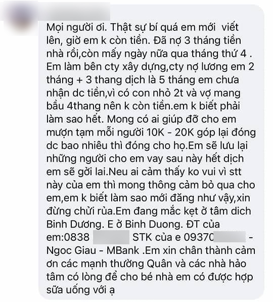 Bí ẩn người tên Ngọc Giàu đi xin tiền khắp MXH, nay bảo sắp sinh, mai lại kêu bị tai biến - Ảnh 3.