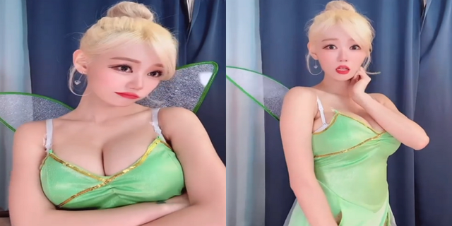 Hết làm cảnh sát dọa còng tay người xem, nữ streamer lại tiếp tục dung hợp với Tinker Bell đầy gợi cảm khiến fan chóng mặt - Ảnh 8.