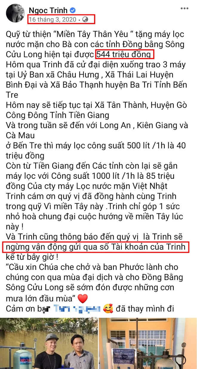 Ngọc Trinh bị netizen đào lại bài viết kêu gọi từ thiện nhưng không sao kê, thực hư ra sao? - Ảnh 3.