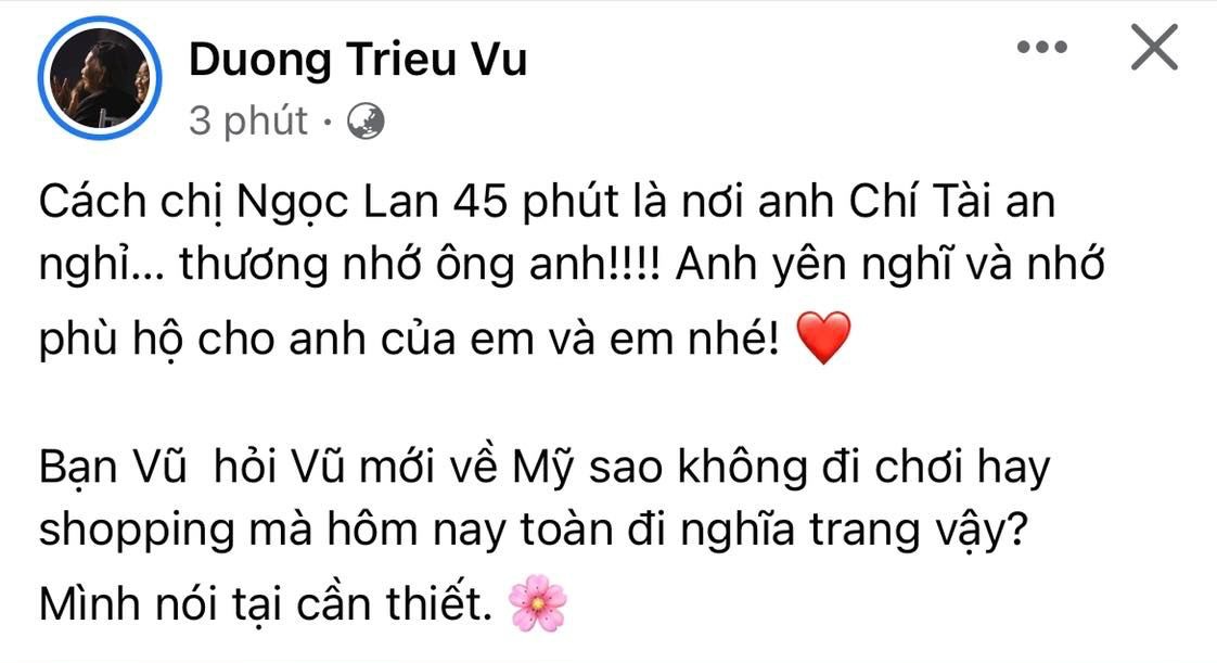 Vừa sang đến Mỹ, em ruột NS Hoài Linh đã tức tốc làm 2 việc liên quan đến cố NS Chí Tài và Phi Nhung - Ảnh 3.