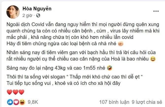 H&ograve;a Minzy tiết lộ chiều cao thật kh&aacute;c xa với loạt ảnh mọi ng&agrave;y, 1 mỹ nh&acirc;n Vbiz cũng chung m&acirc;m! - Ảnh 4.