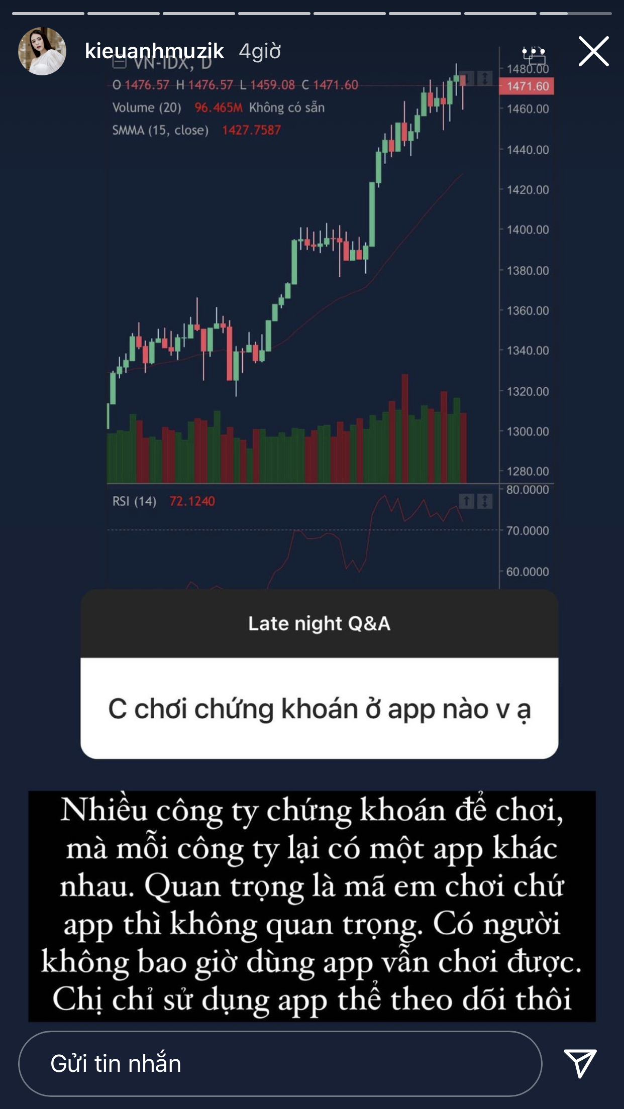Vợ thiếu gia để lộ tài khoản chứng khoán, còn HỎI KHÓ 1 câu mà hội đầu tư nghe qua đã đổ mồ hôi! - Ảnh 4. Vợ thiếu gia để lộ tài khoản chứng khoán, còn HỎI KHÓ 1 câu mà hội đầu tư nghe qua đã đổ mồ hôi! - Ảnh 4.