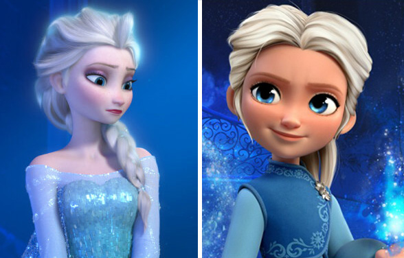 Sốc xỉu với phiên bản Elsa bị Nga đạo nhái trắng trợn, sao y bản chính nhưng nhìn như trò đùa kém sang là đây! - Ảnh 2.
