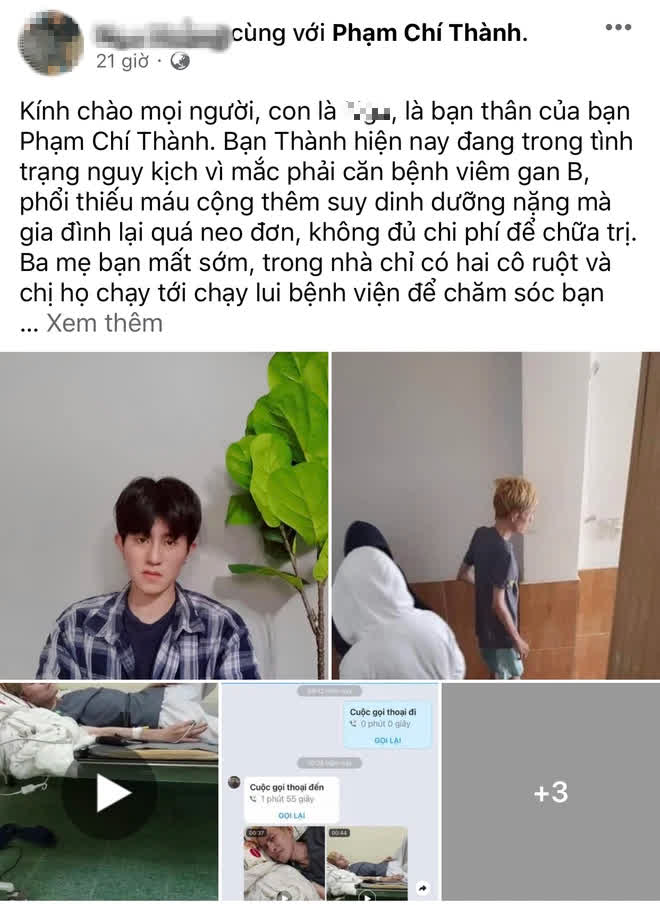 1 sao nam Vbiz trong tình trạng nguy kịch vì mắc viêm gan B và suy dinh dưỡng nặng - Ảnh 2.