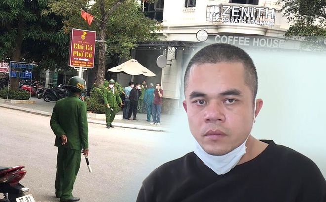 Hung thủ bắn người ở qu&aacute;n cafe: T&ocirc;i bắn 1 ph&aacute;t, do m&acirc;u thuẫn t&igrave;nh &aacute;i v&agrave; việc c&ocirc;ng ty - Ảnh 1.