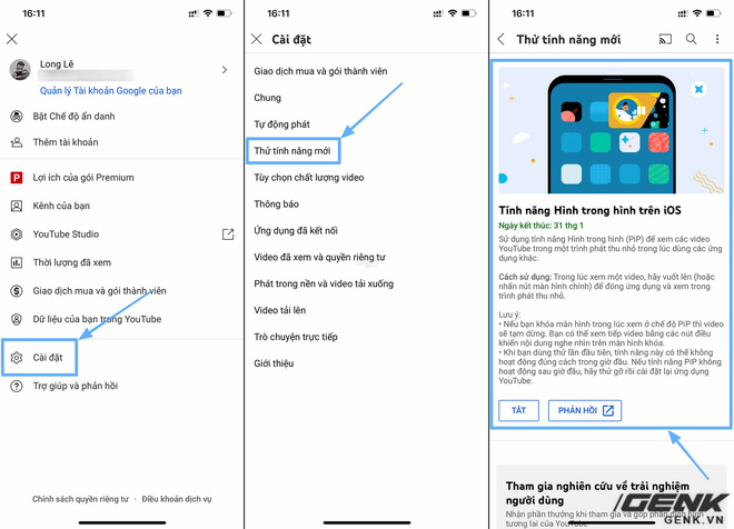 YouTube hỗ trợ tính năng Picture-in-Picture cho người dùng iOS tại Việt Nam - Ảnh 3.