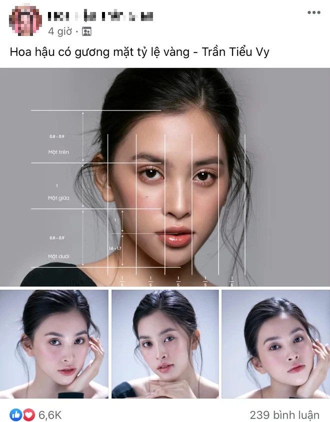 Cận mặt tỷ lệ vàng chuẩn từng ly, lý do Tiểu Vy được nhận xét ngang ngửa Kim Tae Hee, Song Hye Kyo? - Ảnh 2.