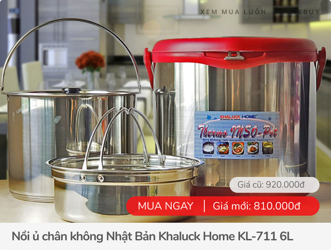 Muốn tiết kiệm điện/gas tranh thủ tậu ngay loạt nồi ủ đang sale đậm tới 50% - Ảnh 4.