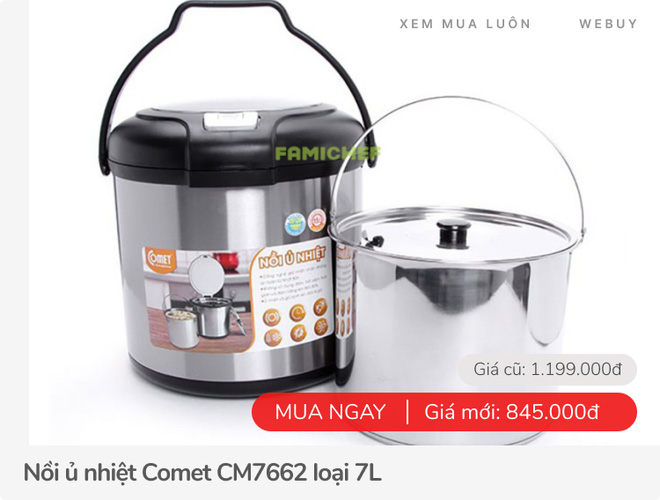 Muốn tiết kiệm điện/gas tranh thủ tậu ngay loạt nồi ủ đang sale đậm tới 50% - Ảnh 5.