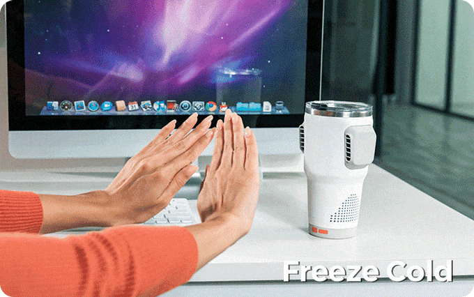 Chiếc cốc uống nước kiêm điều hòa 2 chiều đang hot trên Kickstarter nhưng theo cách ngược đời không ai nghĩ tới - Ảnh 3.