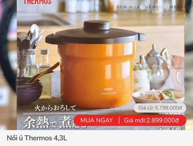Muốn tiết kiệm điện/gas tranh thủ tậu ngay loạt nồi ủ đang sale đậm tới 50% - Ảnh 2.
