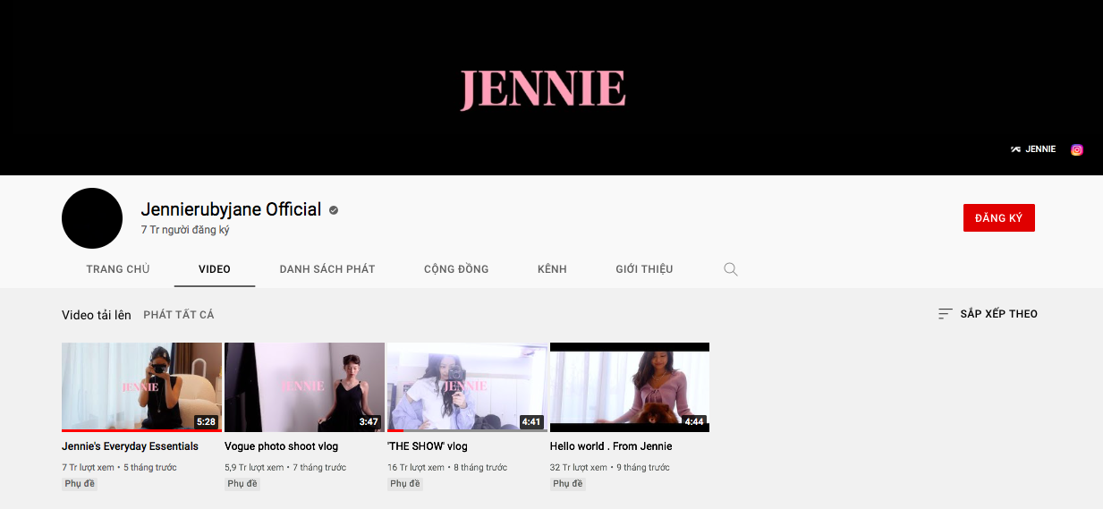 K&ecirc;nh YouTube của Jennie (BLACKPINK) c&aacute;n mốc 7 triệu subscribe, nhưng vẫn chỉ đứng thứ 2 Kpop? - Ảnh 2.