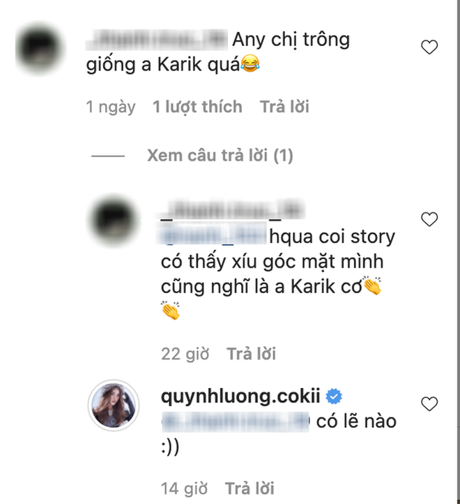 Quỳnh Lương bị tố PR, ké fame Karik, thực hư thế nào xem một điểm này trên Instagram là rõ? - Ảnh 1.