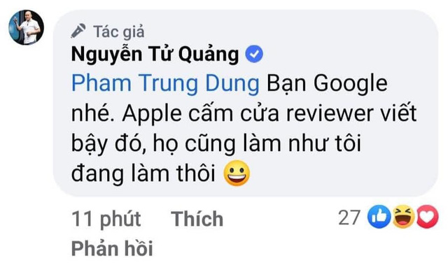 CEO BKAV Nguyễn Tử Quảng: Apple cấm cửa reviewer viết bậy, họ cũng làm như tôi thôi - Ảnh 3.