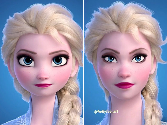 Mê mệt visual dàn công chúa Disney nếu có khuôn mặt tỷ lệ thật: Ariel xinh hơn cả nguyên tác, nàng Belle chặt đẹp Emma Watson! - Ảnh 3.