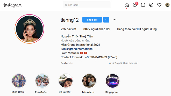 Thuỳ Tiên vượt mốc 300K follower Instagram, trở thành hoa hậu có lượng follow cao thứ 2 lịch sử Miss Grand International - Ảnh 2.
