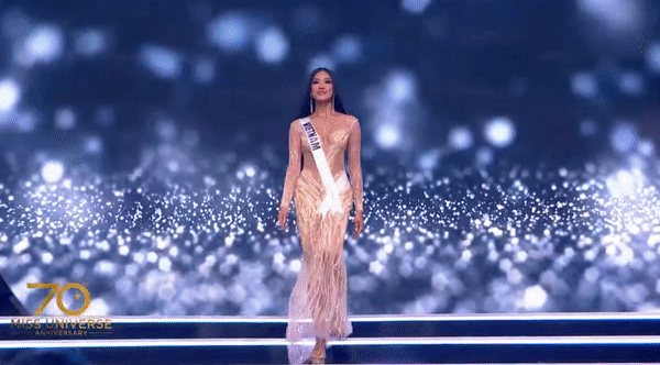Bán kết Miss Universe 2021: Kim Duyên hoàn thành phần thi dạ hội và bikini, thần thái lẫn body đều ghi điểm tuyệt đối! - Ảnh 2.