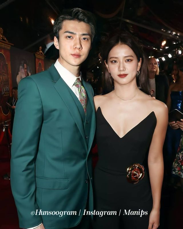 Fan đẩy thuyền rần rần Jisoo (BLACKPINK) và Sehun (EXO) cùng loạt ảnh chung, còn tin rằng có khả năng hợp tác? - Ảnh 6.