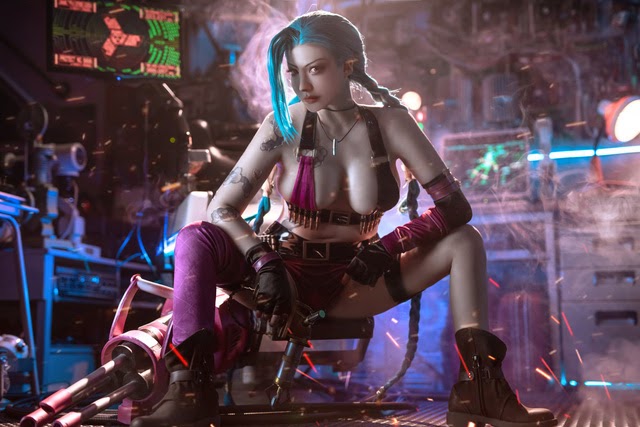 Những màn cosplay Jinx “phá hủy” bản gốc nhưng game thủ thì nức nở ngợi khen! - Ảnh 4.