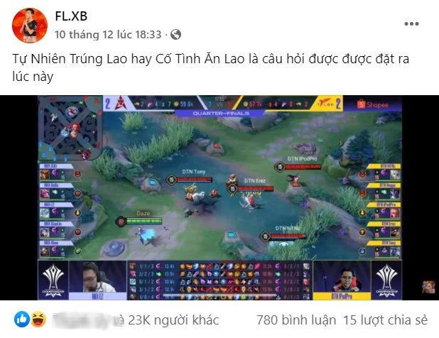 Xu&acirc;n B&aacute;ch nhắc nhẹ m&agrave;n backdoor ấn tượng nhất AIC 2021 nhưng c&ocirc; người y&ecirc;u c&ograve;n đ&aacute;o để hơn khi c&agrave; khịa nỗi đau của Team Flash - Ảnh 1.