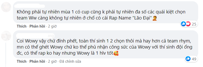 Từng bị đánh giá yếu nhất, dân mạng quay xe khen ngợi team Wowy hết lời sau vòng Đối đầu! - Ảnh 5. Từng bị đánh giá yếu nhất, dân mạng quay xe khen ngợi team Wowy hết lời sau vòng Đối đầu! - Ảnh 5.