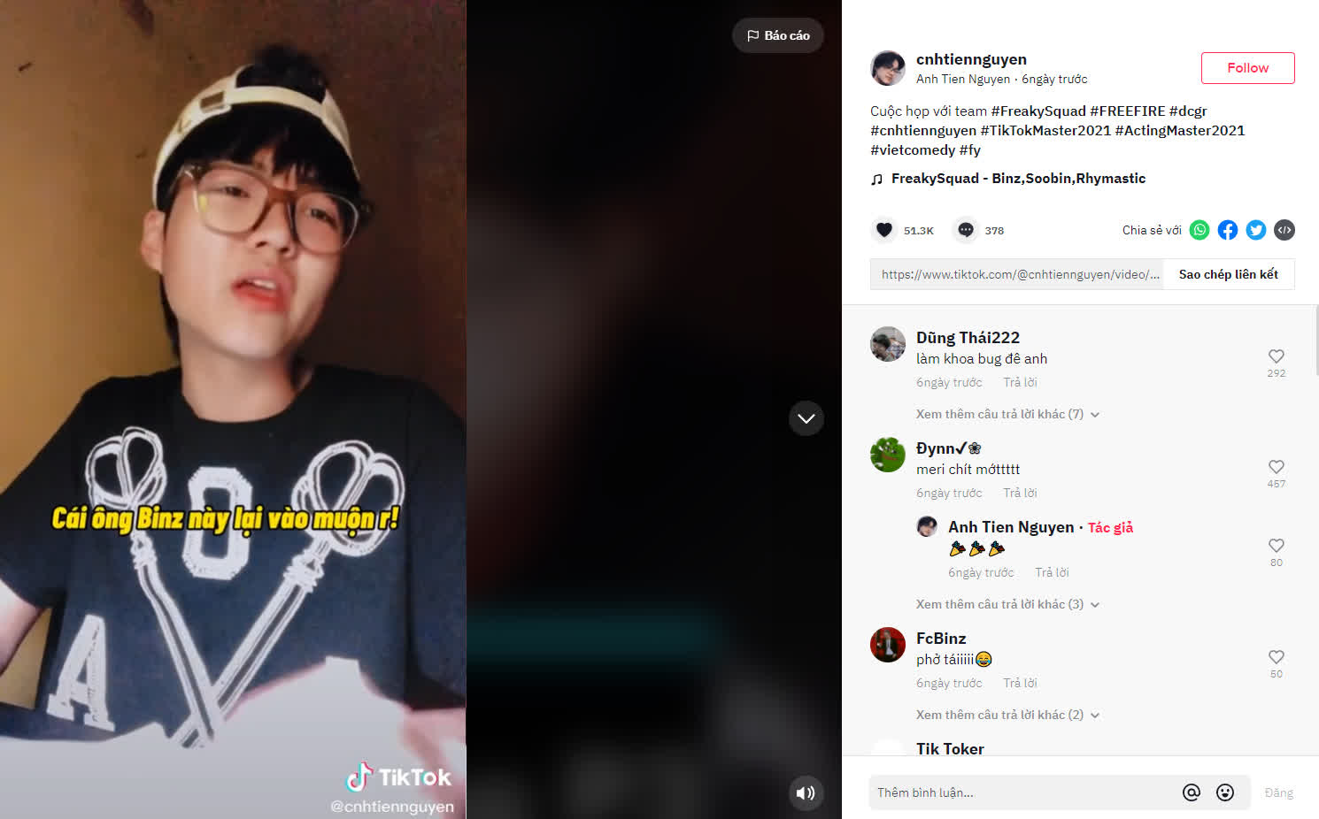 Kh&ocirc;ng chỉ đứng top 1 thịnh h&agrave;nh &acirc;m nhạc tr&ecirc;n YouTube, Freaky Squad tiếp tục x&acirc;m chiếm xu hướng của TikTok  - Ảnh 6.