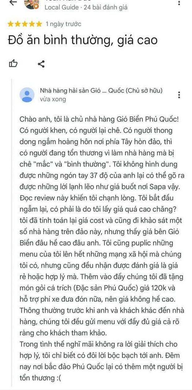 Dân mạng ùa vào vote 5 sao an ủi chủ nhà hàng Phú Quốc đang tổn thương thì phát hiện cú twist ngã ngửa: Tất cả đã bị lừa? - Ảnh 1.