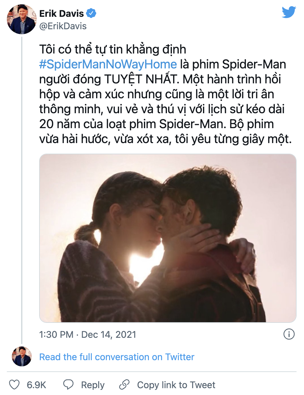 Bom tấn Spider-Man ngập lụt trong cơn mưa lời khen: Người Nhện tuyệt vời nhất nhận điểm cao ngất, khán giả bật khóc vì cảm động! - Ảnh 5.