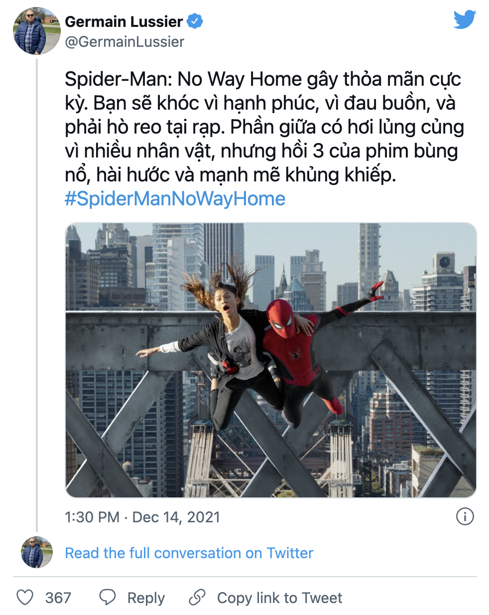 Bom tấn Spider-Man ngập lụt trong cơn mưa lời khen: Người Nhện tuyệt vời nhất nhận điểm cao ngất, khán giả bật khóc vì cảm động! - Ảnh 6.