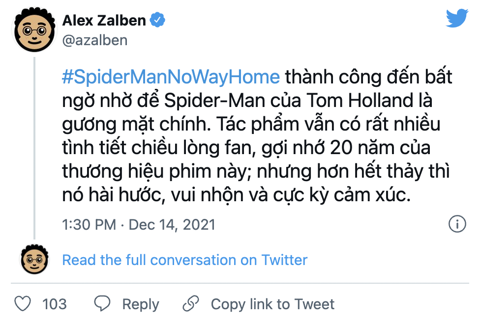 Bom tấn Spider-Man ngập lụt trong cơn mưa lời khen: Người Nhện tuyệt vời nhất nhận điểm cao ngất, khán giả bật khóc vì cảm động! - Ảnh 7.