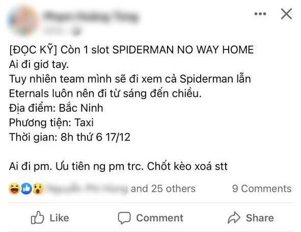 Chuyện bi hài mùa dịch: Dân Hà Nội rần rần đổ về các tỉnh xem Spider-Man, còn mở hẳn dịch vụ săn vé? - Ảnh 5.