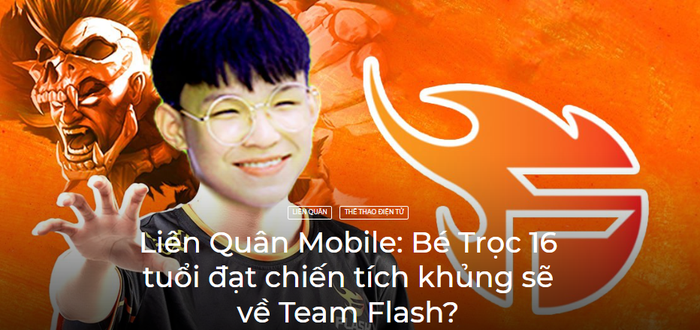 Thực hư tin đồn streamer Bé Trọc gia nhập Team Flash - Ảnh 1.