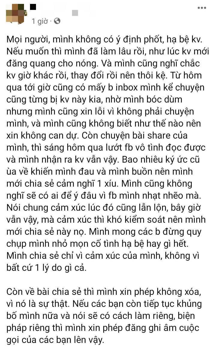 SỐC: Cô gái tố bị một Hoa hậu hội đồng nhập viện tiết lộ 1 bí mật, sẽ đăng ghi âm cuộc gọi nếu tiếp tục bị ép xoá bài - Ảnh 2.