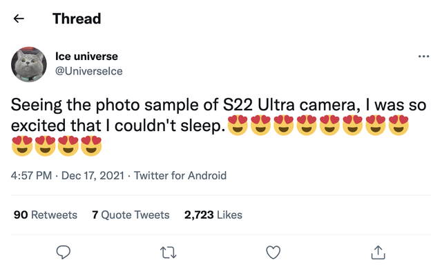 Thầy đồng nổi tiếng Twitter khoe mất ngủ vì ảnh chụp trên camera Galaxy S22 quá đỉnh - Ảnh 1.
