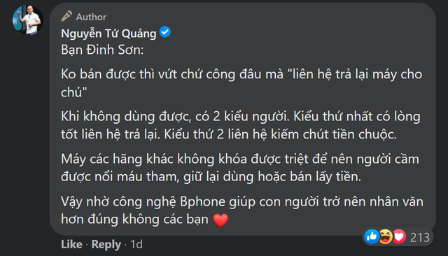 CEO BKAV Nguyễn Tử Quảng: Công nghệ Bphone giúp con người trở nên nhân văn hơn  - Ảnh 2.