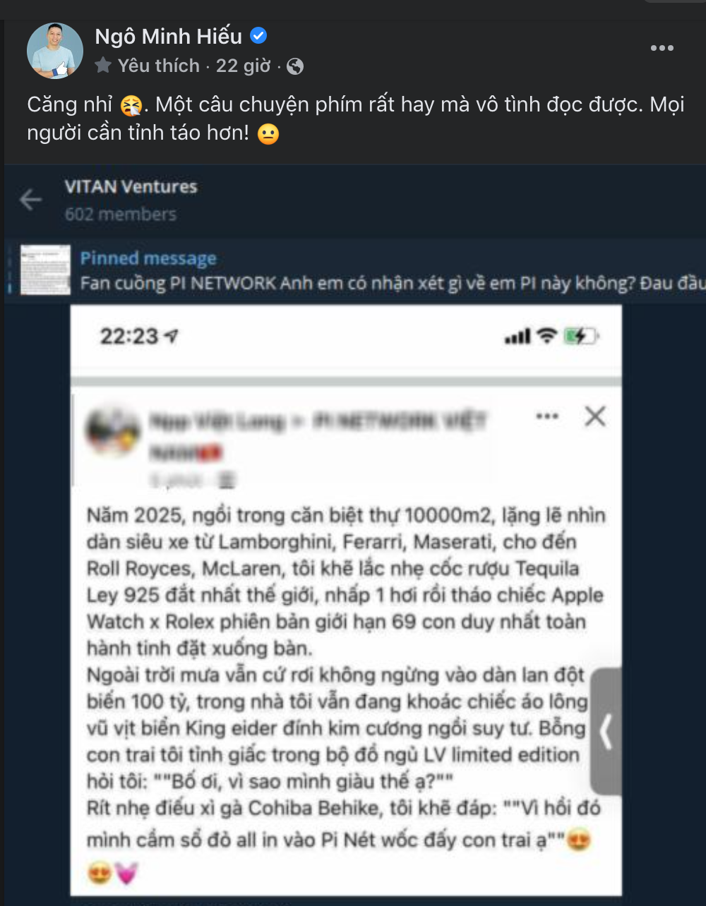 Hiếu PC chia sẻ quan điểm về sự biến mất của ứng dụng Pi Network, khuy&ecirc;n nh&agrave; đầu tư n&ecirc;n bảo trọng - Ảnh 5.