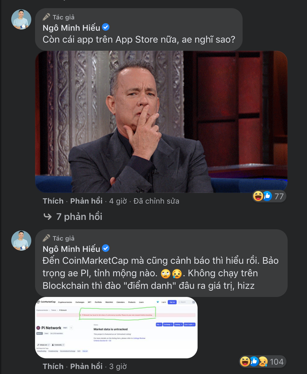 Hiếu PC chia sẻ quan điểm về sự biến mất của ứng dụng Pi Network, khuy&ecirc;n nh&agrave; đầu tư n&ecirc;n bảo trọng - Ảnh 3.