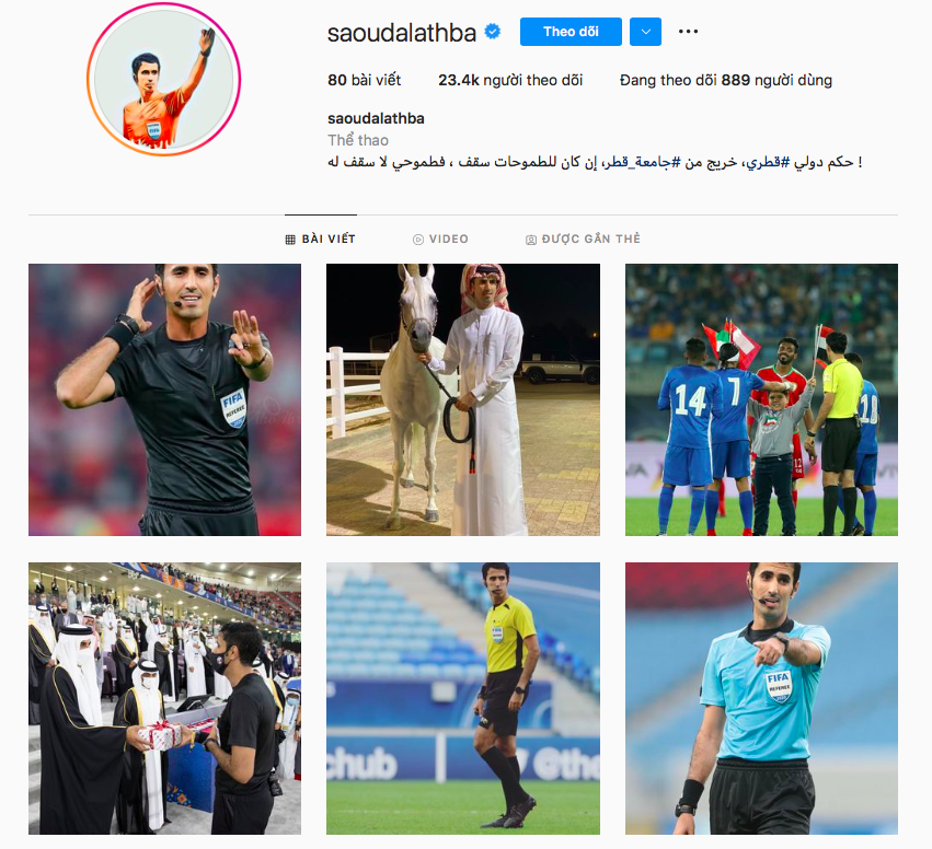Đã tìm ra Instagram tích xanh của trọng tài trận Việt Nam - Thái Lan: Netizen không bình luận chê bai mà rủ nhau làm một việc đáng sợ hơn! - Ảnh 3.