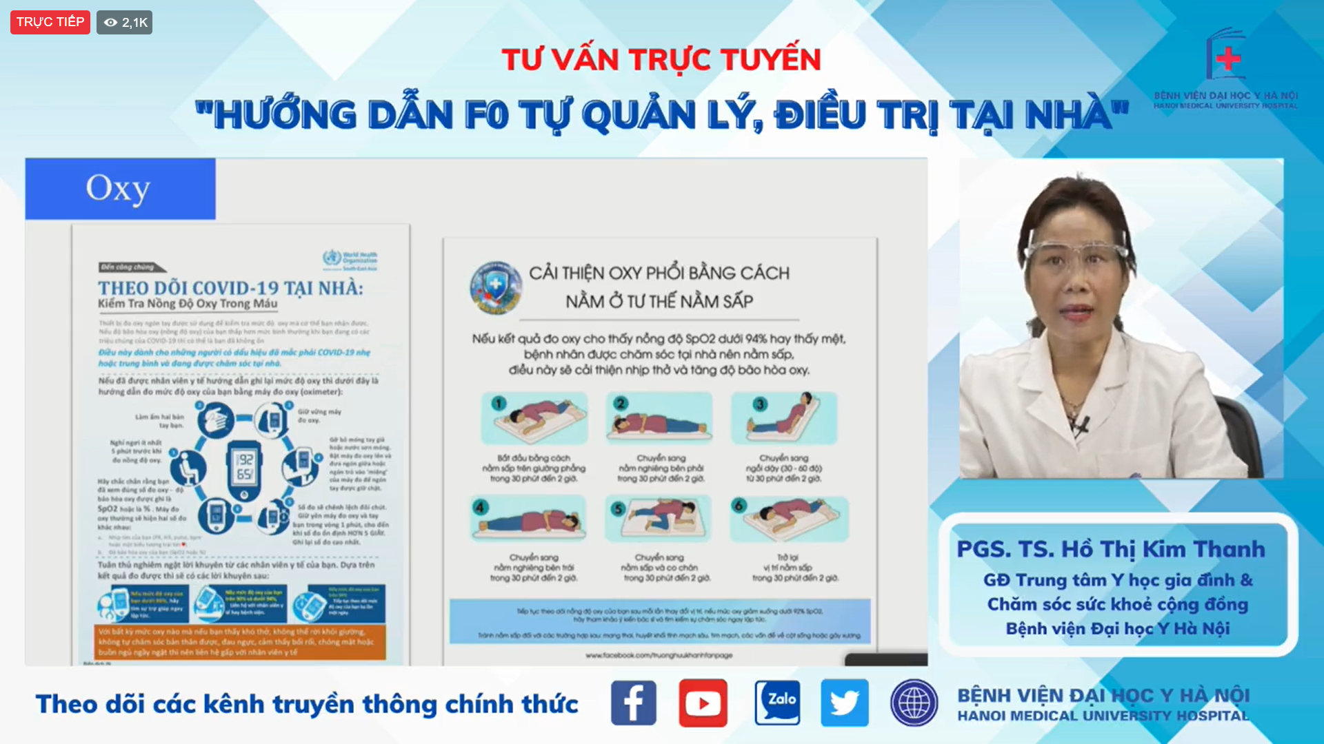 PGS.TS Nguyễn Lân Hiếu chủ trì livestream hướng dẫn chăm sóc F0 tại nhà: Hiện tại F0 không biết phải làm gì, uống thuốc gì, bác sĩ quá tải - Ảnh 4.