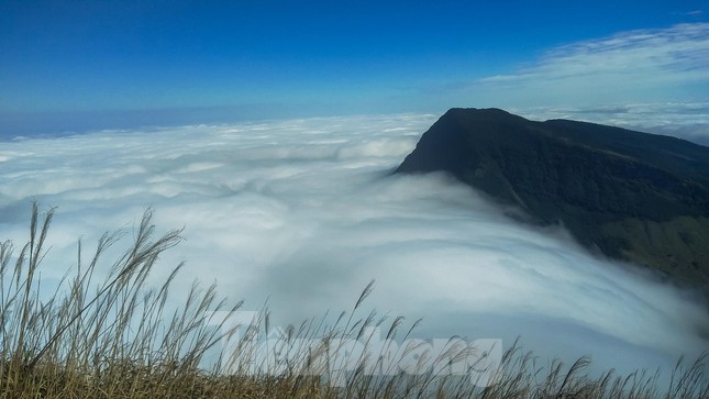 Đỉnh Mẫu Sơn trời rét 1 độ C, xuất hiện sương mù mờ ảo, nhiều khả năng có băng tuyết - Ảnh 1.