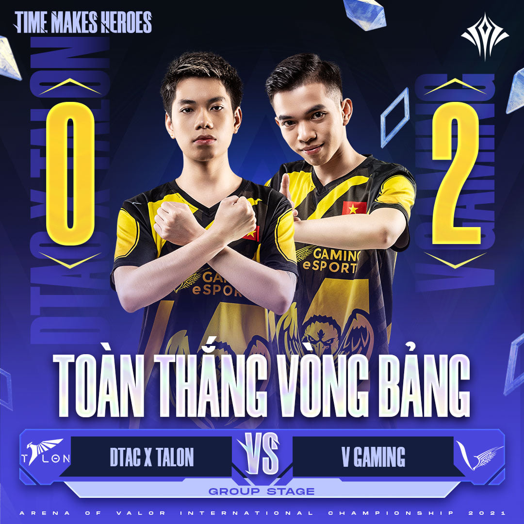 AIC 2021: Mang Elsu đi trợ thủ, V Gaming đánh bại đương kim vô địch thế giới DTAC Talon - Ảnh 3.